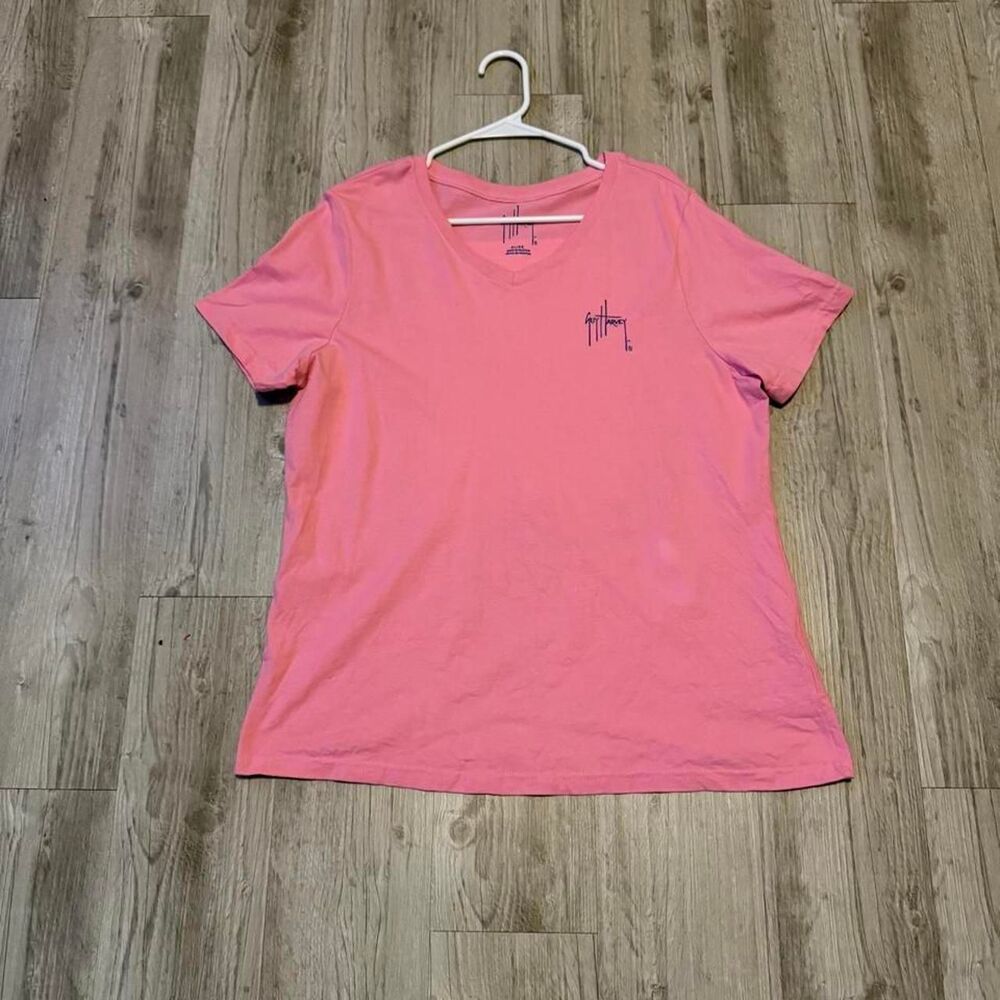 Pink Guy Harvey t-shirt women’s size XL